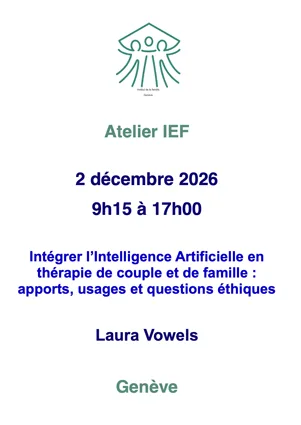 Intelligence Artificielle en thérapie