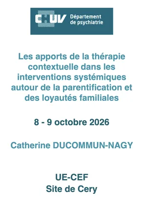 Formation thérapie contextuelle
