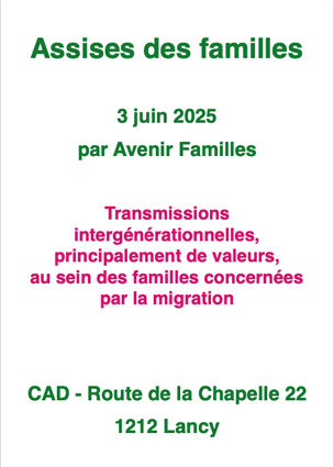 Assise des familles 2025
