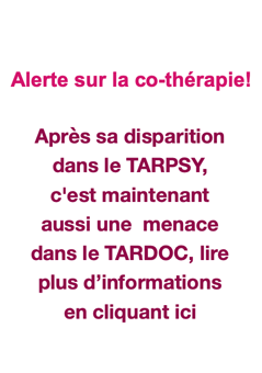 Alerte sur la co-thérapie