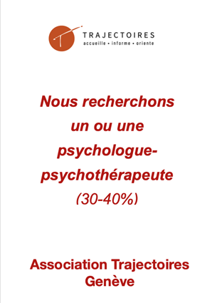 Offre d'emploi Trajectoires 2025